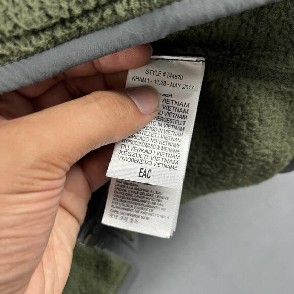 Marmot Jacket Mens Large Green Pantoll Full Zip Fleece Outdoor Hiking Pullover - Picture 7 of 12